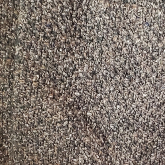J Jill Melange Space Brown Duster Cardigan Tweed Kint Sweater Size Small Cotton - Picture 6 of 10